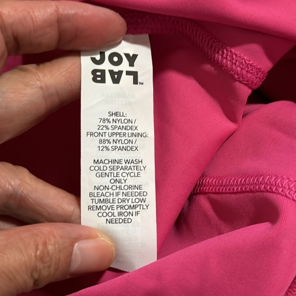 Joy Lab Corset Bodysuit Pink Athleisure Yoga Sleeveless 2023 NWT-Small - Picture 9 of 10